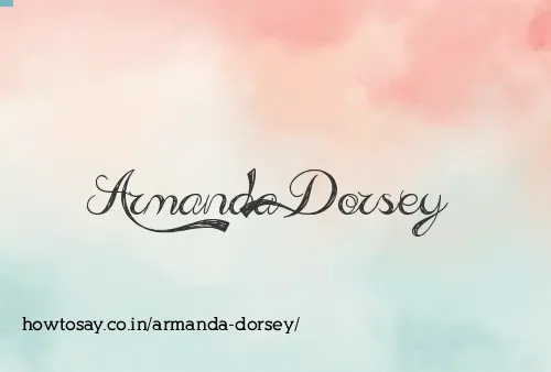 Armanda Dorsey