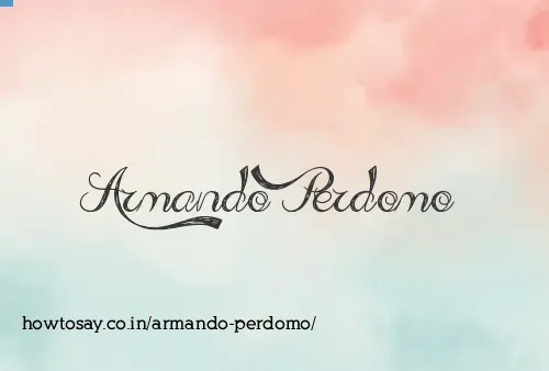 Armando Perdomo