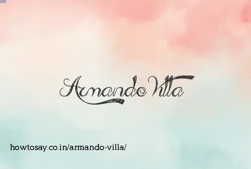 Armando Villa