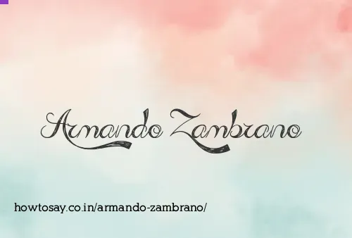 Armando Zambrano
