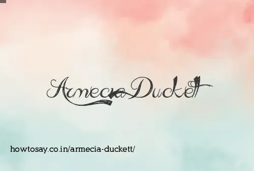 Armecia Duckett