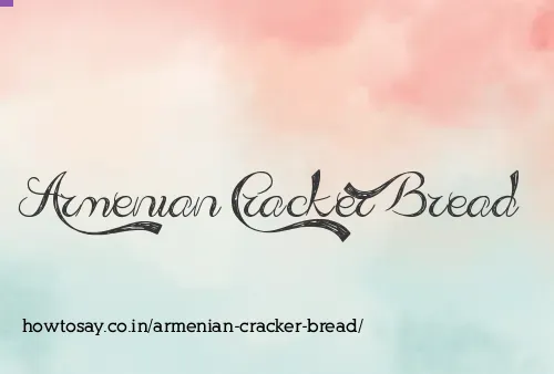 Armenian Cracker Bread