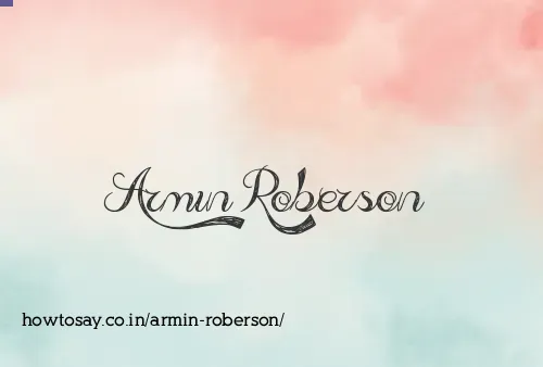Armin Roberson