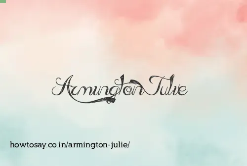 Armington Julie