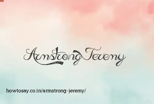 Armstrong Jeremy