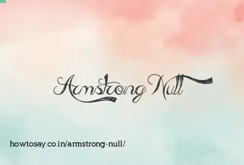 Armstrong Null