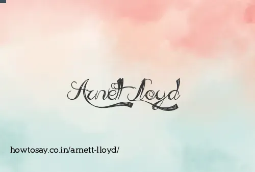 Arnett Lloyd