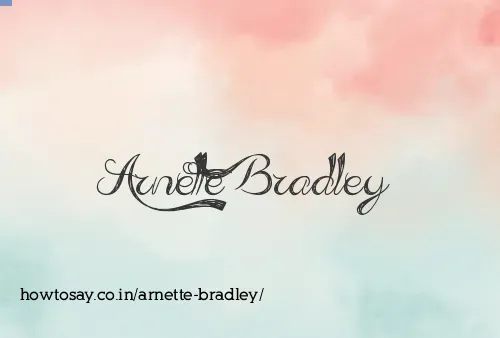 Arnette Bradley