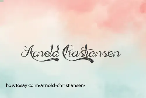 Arnold Christiansen