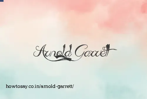 Arnold Garrett