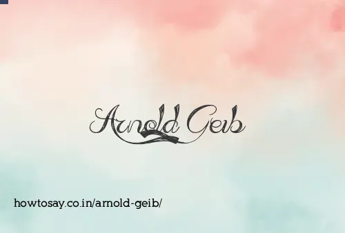 Arnold Geib