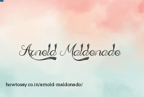 Arnold Maldonado