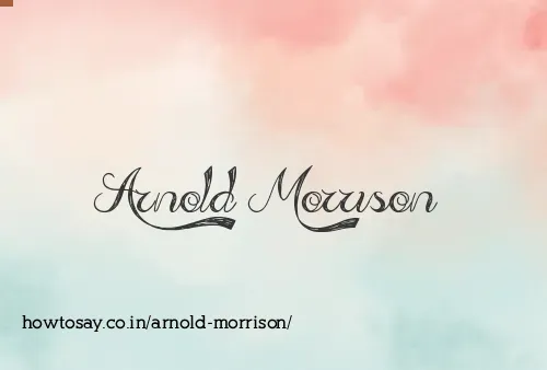 Arnold Morrison