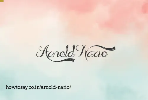 Arnold Nario