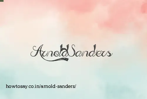 Arnold Sanders