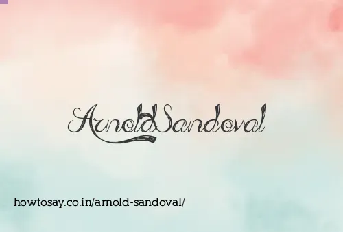 Arnold Sandoval
