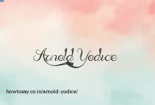 Arnold Yodice