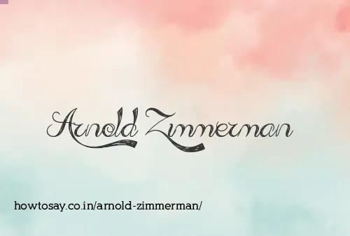 Arnold Zimmerman