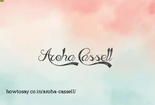 Aroha Cassell