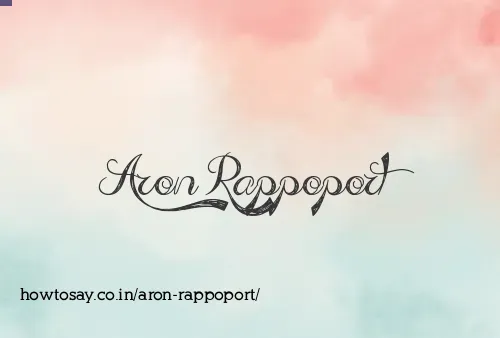 Aron Rappoport