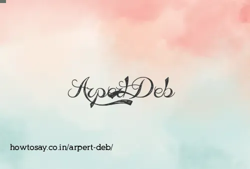 Arpert Deb