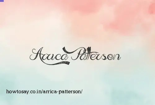 Arrica Patterson