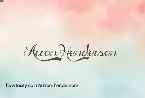Arron Henderson