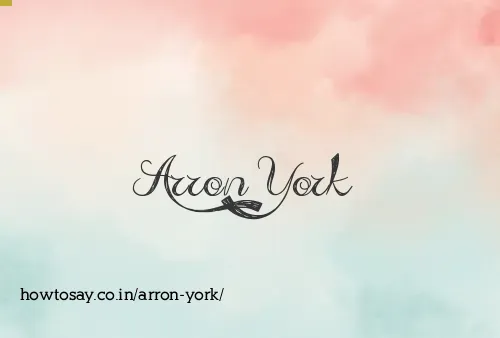 Arron York