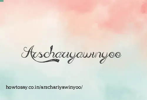 Arschariyawinyoo