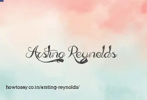 Arsting Reynolds