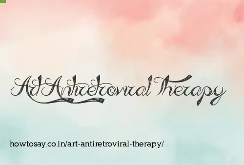 Art Antiretroviral Therapy