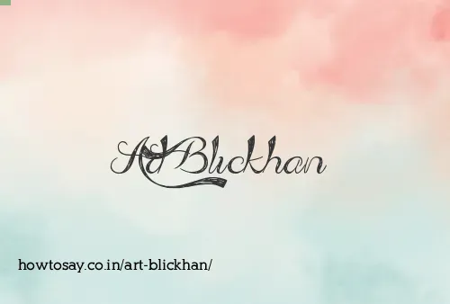 Art Blickhan