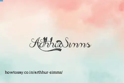 Arthhur Simms