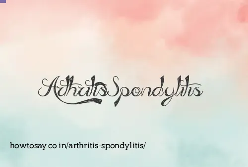 Arthritis Spondylitis
