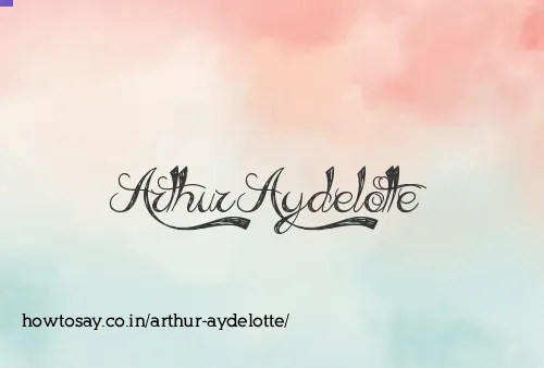 Arthur Aydelotte