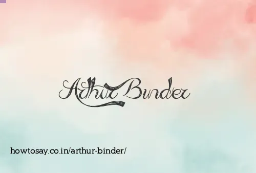 Arthur Binder