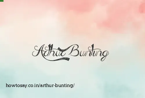 Arthur Bunting