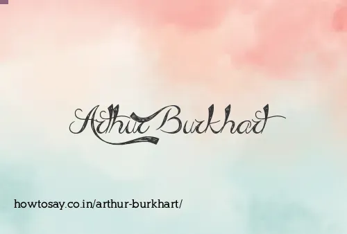Arthur Burkhart