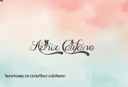 Arthur Califano