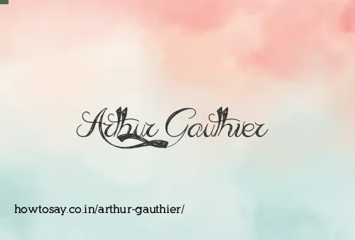 Arthur Gauthier