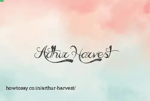 Arthur Harvest
