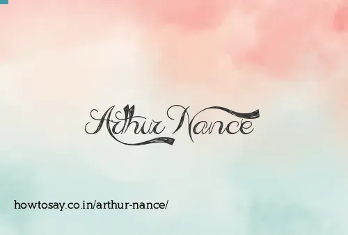 Arthur Nance