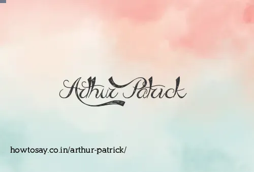 Arthur Patrick