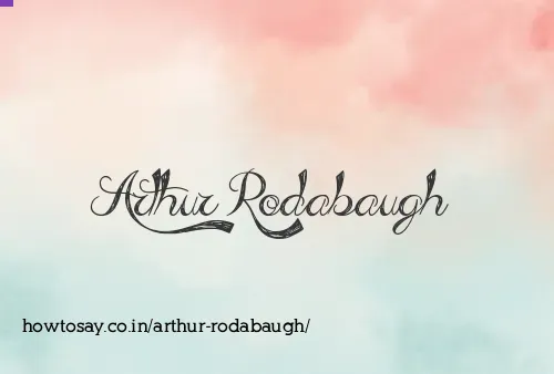 Arthur Rodabaugh