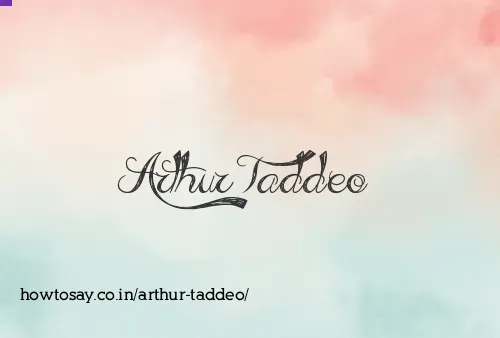Arthur Taddeo