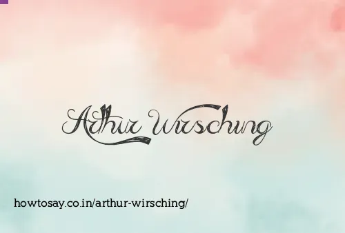 Arthur Wirsching