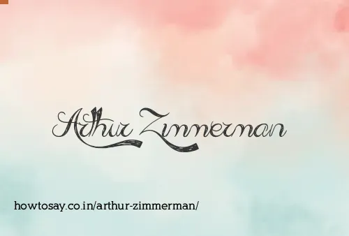 Arthur Zimmerman