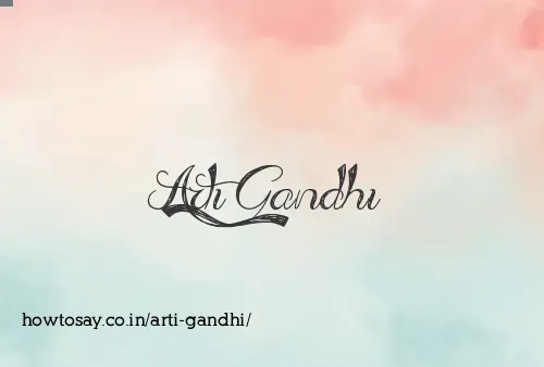 Arti Gandhi