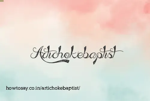 Artichokebaptist