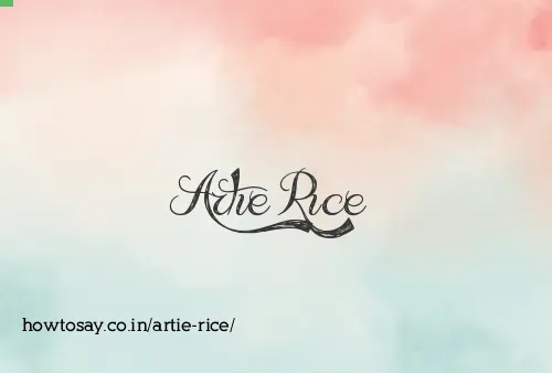 Artie Rice